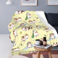 thumbnail image 4 of Manta de franela suave para conejillo de indias, bonita manta para sofá cama, acogedora y ligera, para mujeres, hombres y niñas, para dormitorio, sala de estar, cálida para todas las estaciones,, 4 of 7