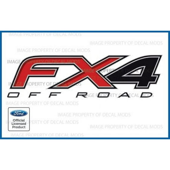 Decal Mods FX4 Off Road Decals Truck Stickers for Ford F150 (2012, 2013, 2014) - F (set of 2) | FH4B0
