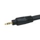 thumbnail image 2 of Cable de Extensión de Audio Monoprice - Premium Estéreo 3.5mm Macho a Estéreo 3.5mm Hembra, Chapado en Oro, 22AWG, 1.8 Metros, Negro, 2 of 3