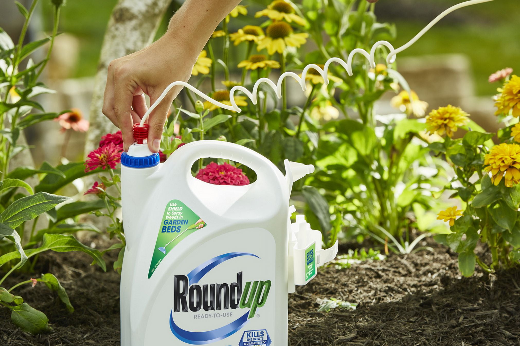 Roundup Ready-To-Use Weed and Grass Killer III with Sure Shot Wand, 1.33 Gal