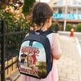 thumbnail image 5 of Dukes Orange Car Haz-zard Backpack for Men Women Small Bookbag with Front Pocket, 5 of 6