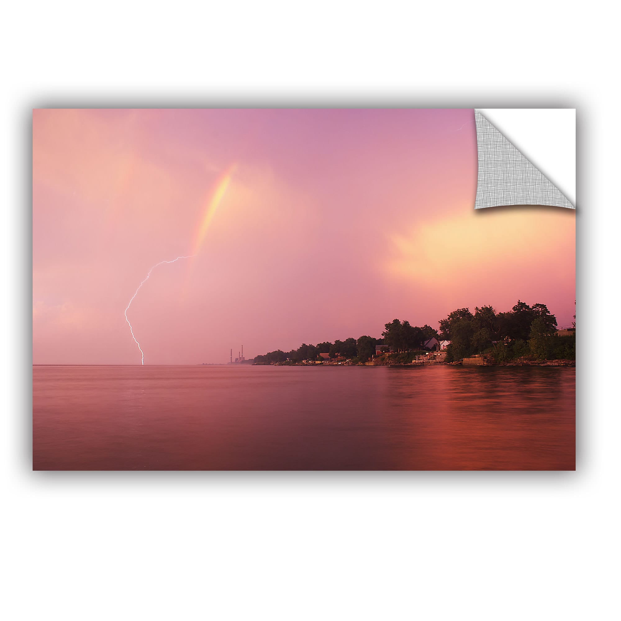 ArtWall Dan Wilson "Rainbows and Lightning" ArtAppealz Removable Wall Art