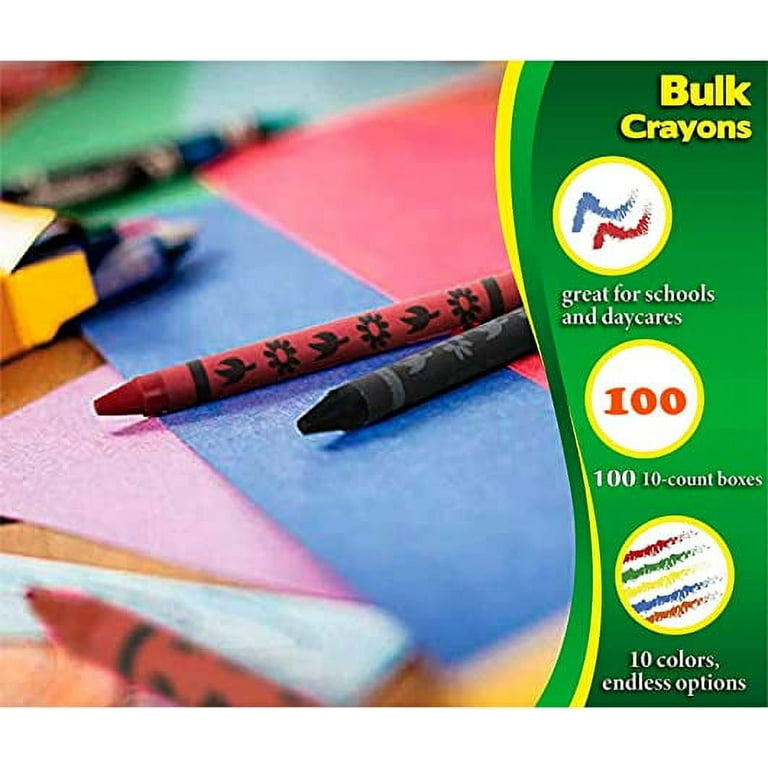 Blue Crayon Bulk Value Pack | Bundled by Tribeca Curations | 100 Count