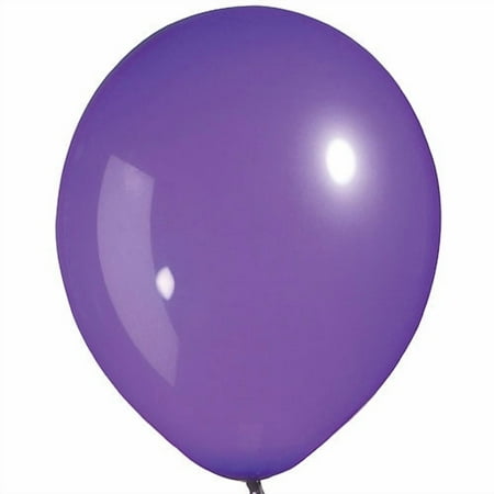 11" Latex Balloons Crystal PURPLE