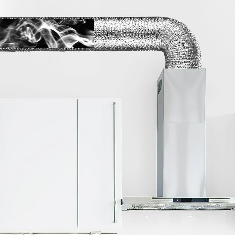 Hemoton Dryer Vent Hose Aluminum Foil Ducting Flexible Dryer