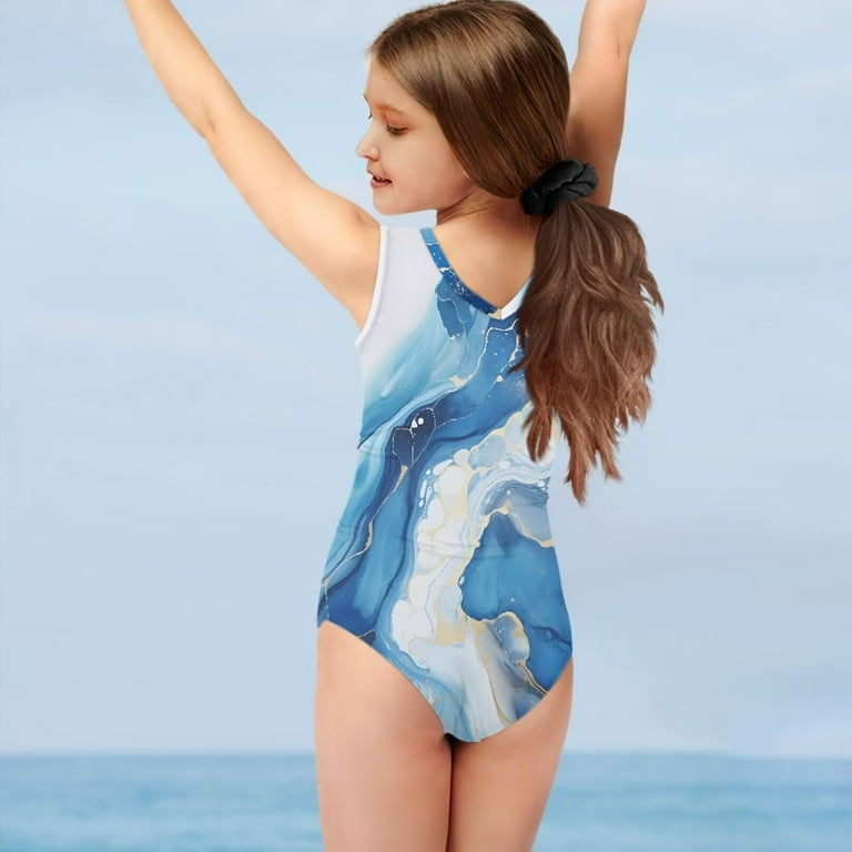 Girls patriotic swimsuit sales