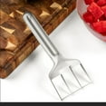 thumbnail image 4 of Stainless Steel Watermelon Cutter Tool - Effortlessly Cut Watermelons into Perfect Cubes for Summer Parties and Picnics - Easy to Clean and Use, 4 of 9