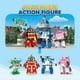 thumbnail image 2 of Sbsg Robocar Poli 4 Pack Poli + Amber + Roy + Helly Transforming Robot Toys, 4" Transformable Action Figure Toy, Emergency Vehicle Playset, Holiday Bi, 2 of 5