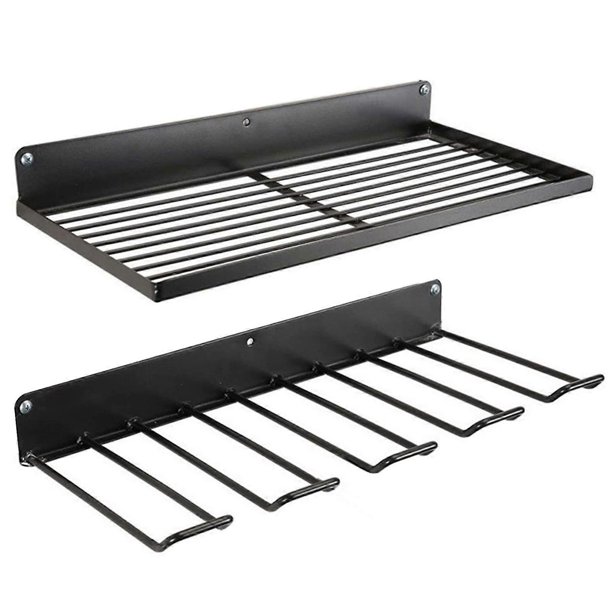 Wall-Mounted Metal Storage Rack Heavy-Duty Organizer Screwdriver Tools Pliers Organizer Holder for Cordless Drill