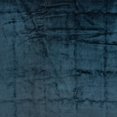 thumbnail image 6 of Parkland Collection Cerro Dark Blue Solid Quilted Throw Pillow Cover, 6 of 6