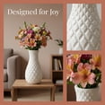 thumbnail image 5 of Unique Bargains Clear Acrylic Square Decorative Floral Vase White 3.9" x 3.9" x 8.9", 5 of 8