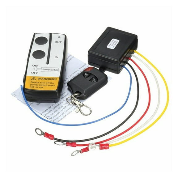 3 set 12V 50ft Wireless Winch Remote Control Set Indicator Light Universial 315mhz For Truck SUV ATV 315mhz 15m
