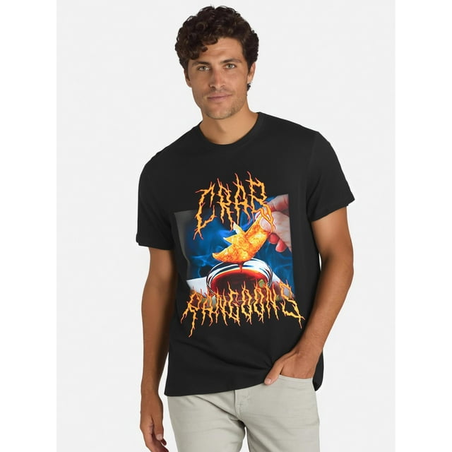 Crabmeat Rangoon Heavy Metal T-shirt, Crabmeat Rangoon Vintage T-shirt Fun men's short sleeve graphic T-shirt Tee For Adult, Men, Women, Teen, Teenager, Adolescent, Youth.