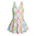 thumbnail image 7 of FOR U DESIGNS Girls One Piece Swimsuit with Skirt Sleeveless Tank Bathing Suit Swimwear with Short Bathing Suit Easter Gifts for Kids, Rabbit Easter Egg, 7 of 7