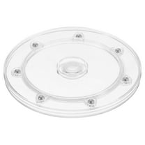 Uxcell Acrylic Lazy Susan Turntable, 6 Inch Clear Turntable Organizer Ball Bearing 360 Degree Rotating Tray for Spice Rack Table Cake Kitchen Pantry Decorating Bathrooms