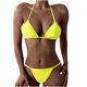 thumbnail image 1 of Traje de baño dividido para mujer a la moda, cintura sin aros con almohadilla, conjunto de Bikini Sexy sólido Fridja  nalpqowj57754, 1 of 8