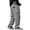 Gray #039, variant on Pants For Men Corduroy Cargo Pants Relaxed Fit Elastic Drawstring Waist Multi Pocket Label Patch Casual Trousers For Work Travel Everyday Wear, 2XL