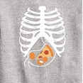 thumbnail image 3 of Instant Message - Pizza Nuggets Skeleton - Toddler & Youth Crewneck Fleece Sweatshirt, 3 of 6