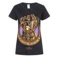 thumbnail image 1 of Marvel Womens Avengers Infinity  Thanos Infinity Gauntlet T-Shirt, 1 of 2