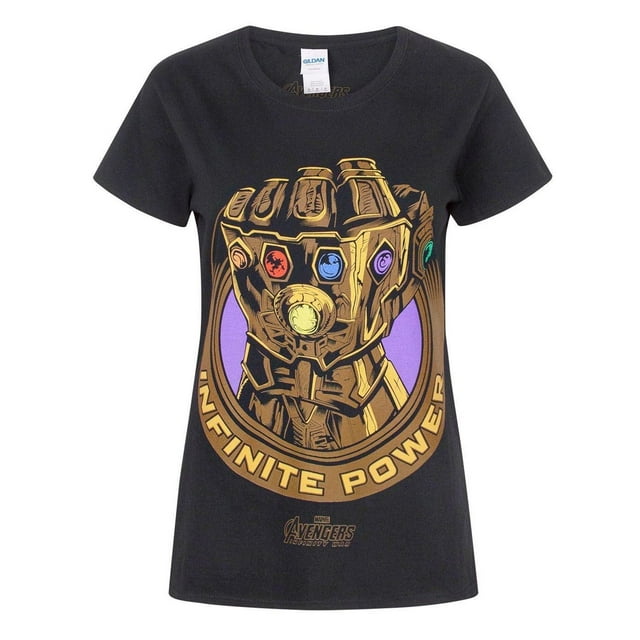 Marvel Womens Avengers Infinity Thanos Infinity Gauntlet T-Shirt