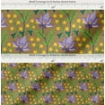 thumbnail image 2 of Soimoi Cotton Voile Fabric Leaves & Floral Artistic Printed Craft Fabric by the Yard 56 Inch Wide, 2 of 7