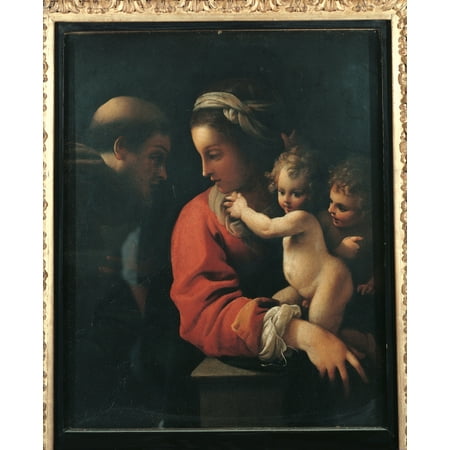 Madonna And The Child With St Francis And St John The Baptist...