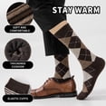 thumbnail image 3 of 6 Pairs Merino Wool Socks for Men, Mens Black Winter Thermal Wool Dress Crew Hiking Socks, 3 of 7