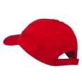 thumbnail image 3 of Canada Embroidered Low Profile Pet Spun Washed Cap - Red OSFM, 3 of 5
