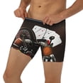 thumbnail image 3 of Xecao Casino And Sports Print Boxer Briefs for Men's Stretch Moisture-Wicking Underwear, Mid-Rise Classics breathable fabric, 3 of 7