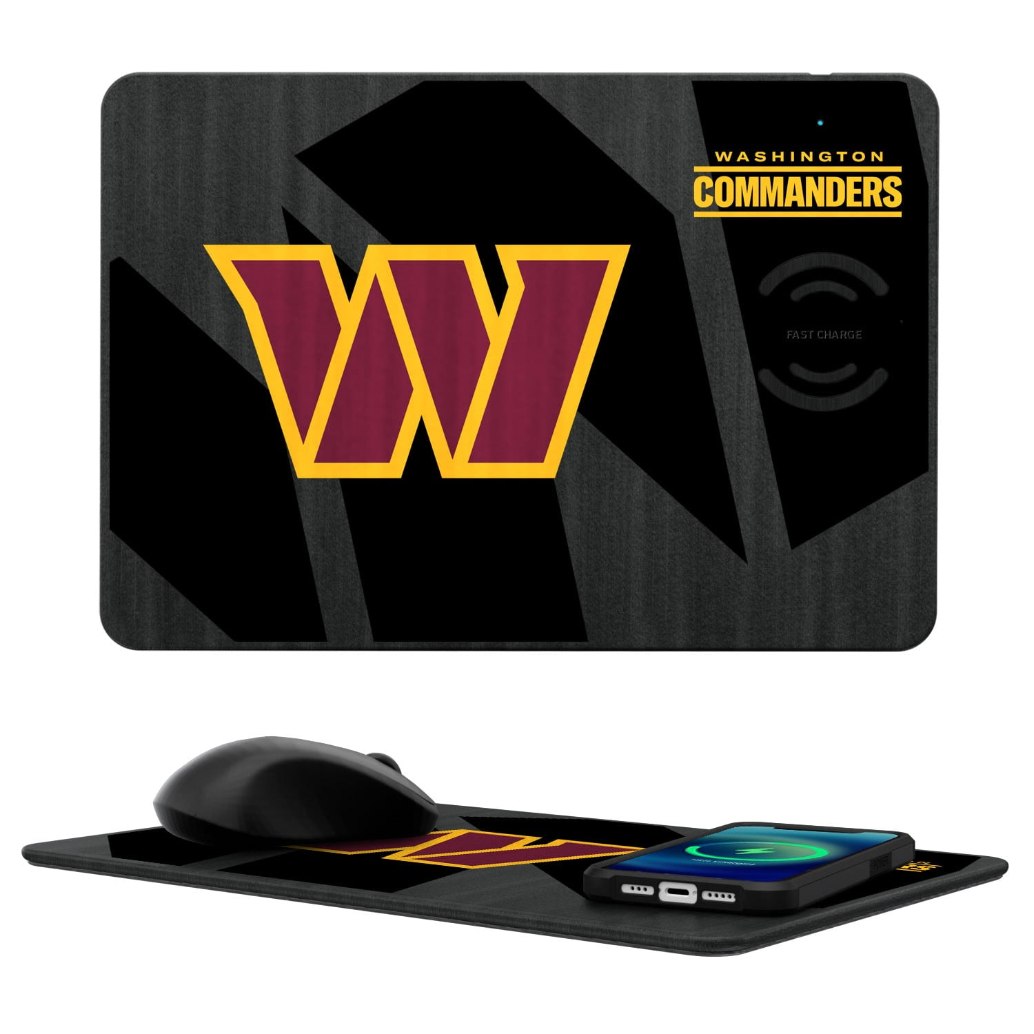 Washington Commanders Wireless Charger and Mouse Pad