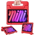 thumbnail image 1 of Paquete de Mica de Hidrogel y Funda Para Ipad Mini 6 / Mini 7 Roja, 1 of 7