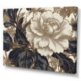 thumbnail image 2 of Designart "Gold Blue Carnation Flower IV" Floral Carnation Wall Art For Kitchen, 2 of 5