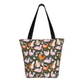 thumbnail image 3 of Haiem Roosters and Chicks Pattern Shoulder Bag - Durable and Spacious Tote Bag,Versatile Shopping Bag, 3 of 9