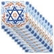 thumbnail image 2 of 20 servilletas desechables de Hanukkah con diseño de estrella de David, servilletas de papel suave, servilletas del festival judío de luces para fiestas y celebraciones judías, 2 of 7