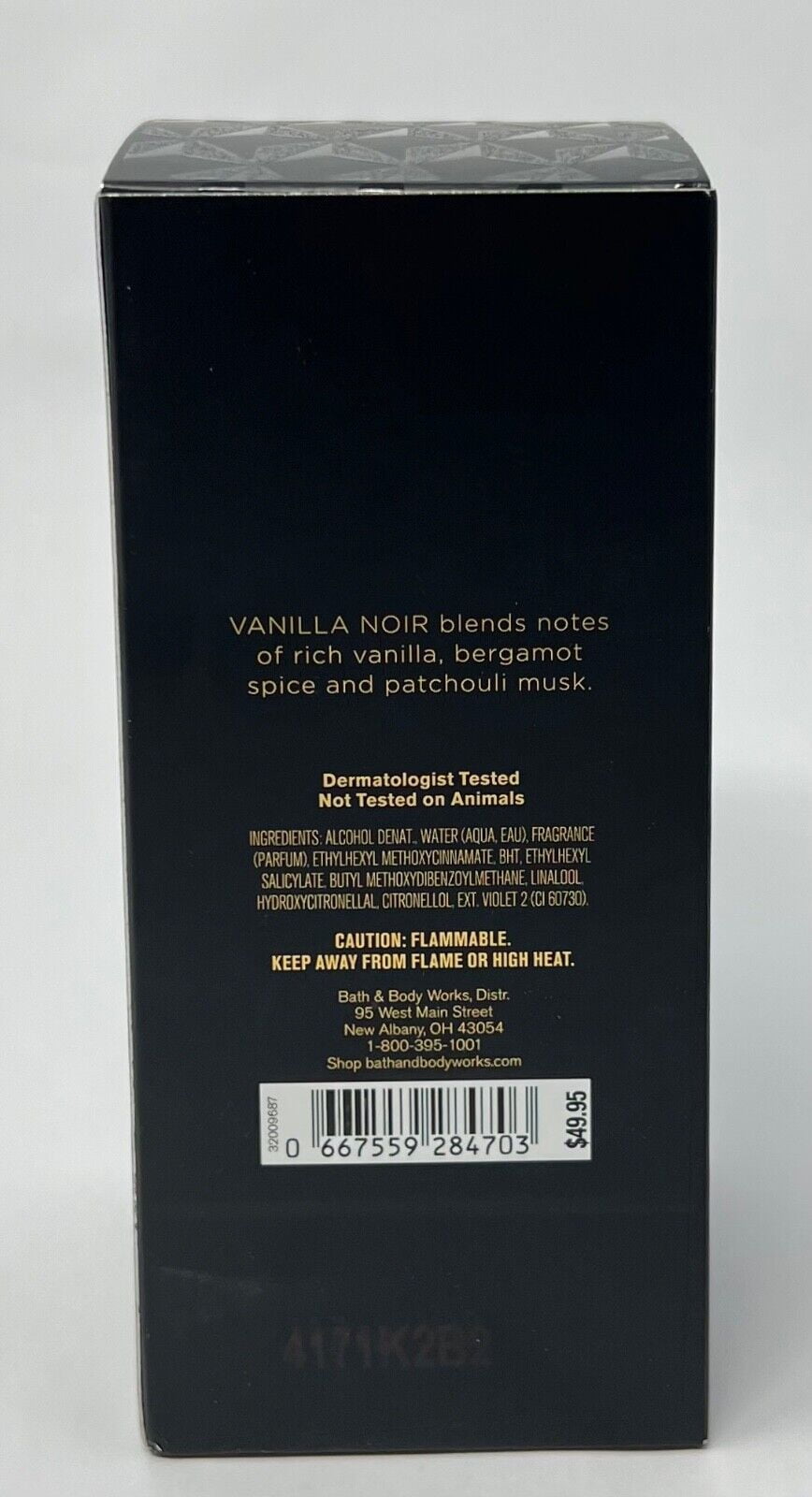 Bath Body Works Vanilla Noir Mens Body Spray Togo Ubuy