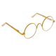 thumbnail image 1 of Gafas de muñeca de juguete con montura redonda y gafas transparentes para 12 muñecas de juguete, accesorios de ropa Amarillo, 1 of 9