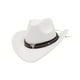 thumbnail image 2 of Sombrero de vaquero Sombrero de protección solar Decoración Casual Cosplay Verano Sombrero de protección solar Sombrero de Gorras para adultos, 2 of 6