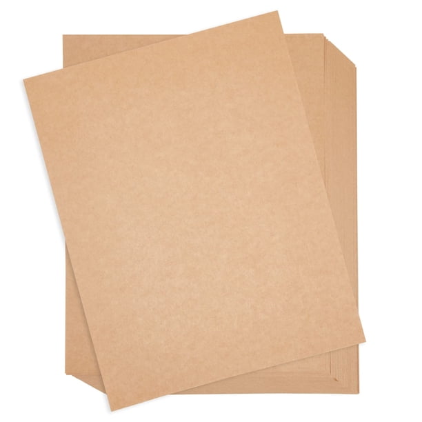 Papel Carta BEST PAPER GREETINGS Cartulina Kraft Paquete de 96 Hojas