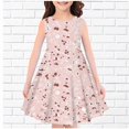 thumbnail image 4 of Birdeem Robe Sans Manches Col Rond Mode Filles Été Nouvelle Robe Imprimée Col Rond Sans Manches, 4 of 12