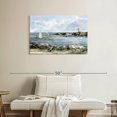thumbnail image 2 of Elephant Stock Rocky Shore Coastline I Wall Art - Horizontal Canvas Wall Art - Living Room Wall Decor - Beach Canvas - Blue And Brown Decor By Ethan Harper - 36" x 24", 2 of 4