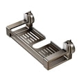 thumbnail image 1 of Estante de ducha, estante de ducha para baño, organizador para barra deslizante de 25mm, soporte para jabonera, estante de ducha ajustable, 1 of 7