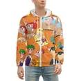 thumbnail image 2 of Phineas And Ferb Zip Up Hoodies Unisex Realistic 3D Print Sweatshirt Long Sleeve Hooded Jacket Coat S, 2 of 8
