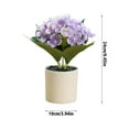 thumbnail image 3 of Clearance Sale! Simulation Hydrangea Plant Small Bonsai (with Plastic Pot) Exquisite Home Decoration Real Simulation Effect Suitable For And Bedroom Desktop Decoration, 3 of 7