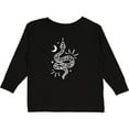 thumbnail image 3 of Inktastic Snake and Moon Boys or Girls Long Sleeve Toddler T-Shirt, 3 of 5