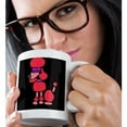 thumbnail image 2 of 3drose, Funny Cool Pink Poodle Wearing Sunglasses and Rhinestones, 11oz Magic Transforming Mug, 2 of 7