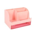 thumbnail image 1 of Organizador Multifuncional HappyWare de escritorio rosa para Oficina Escuela Hogar, 1 of 3
