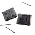 thumbnail image 1 of Black One Word Clip, Fashionable Portable Multi Functional Black One Word Bangs Hairpin Metal  for Makeup for Men, 1 of 8