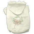 thumbnail image 4 of Christmas Pet, Dog  Cat Hoodie Rhinestone, "Christmas Wreath", 4 of 7