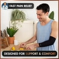 thumbnail image 6 of Dr. Frederick's Original Copper Compression Elbow Sleeve - 1 Sleeve - Tendonitis Relief & Support for Golf & Tennis Forearm Brace - Men & Women - XX-Large, 6 of 8