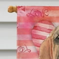thumbnail image 3 of Love a Bloodhound House Flag, 3 of 4